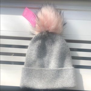NWT ANTHRO Beanie (sold out) and Fluffy Topper